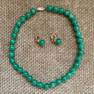 Vintage Jade Bead Set